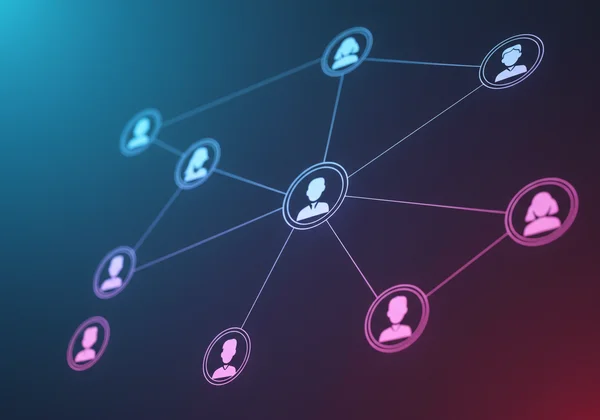 Diverse people connect in a supportive online LGBTQ+ space