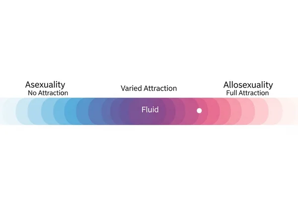 Infographic showing sexuality spectrum results