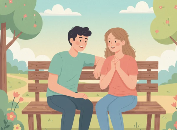 Two friends sitting together, conveying deep support and understanding