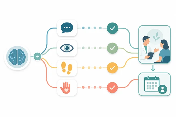 Map of attraction identity and behavior