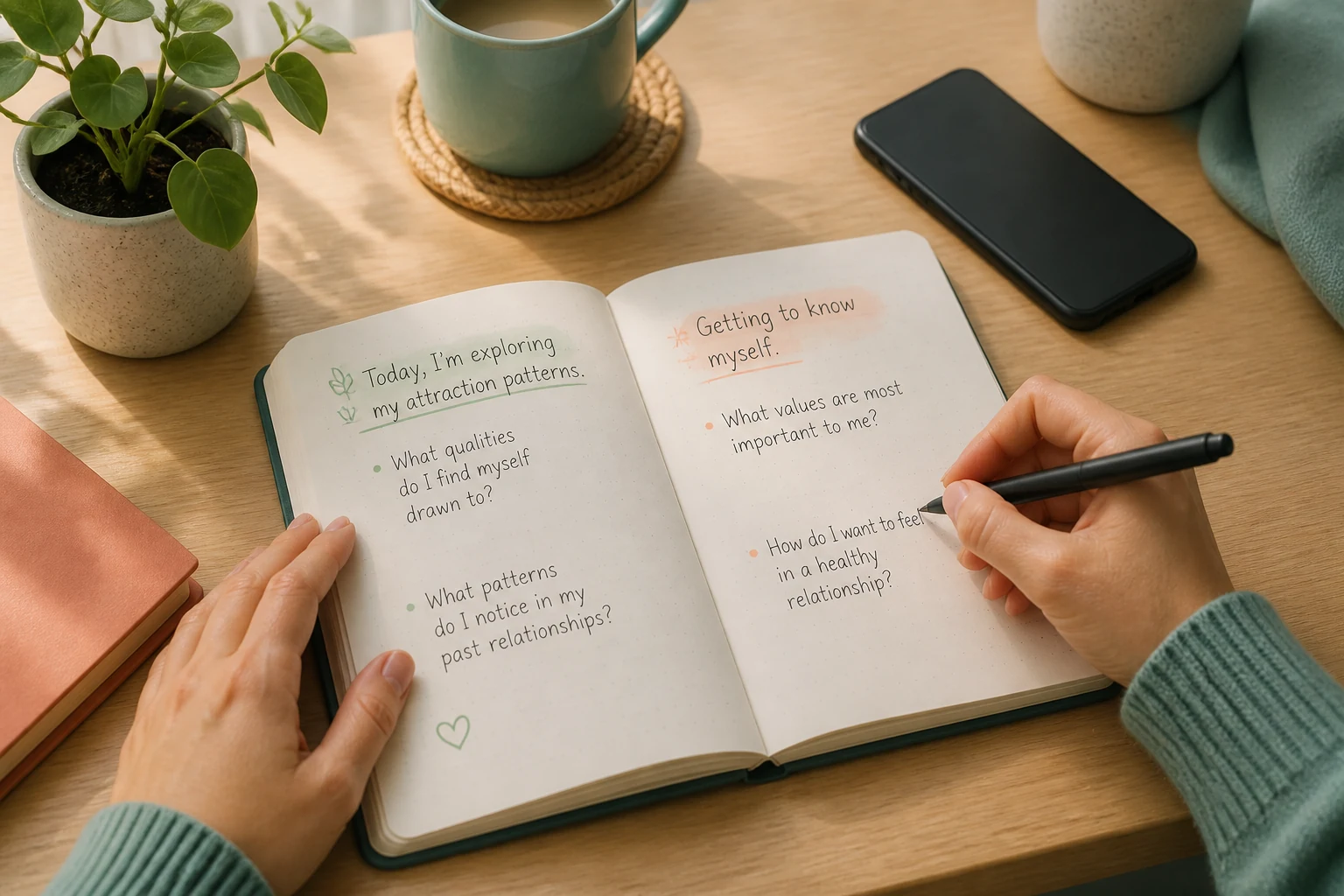 Quiet journaling for self-understanding